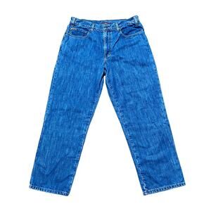 Vintage Eddie Bauer Flannel Lined Jeans - Size 36x30